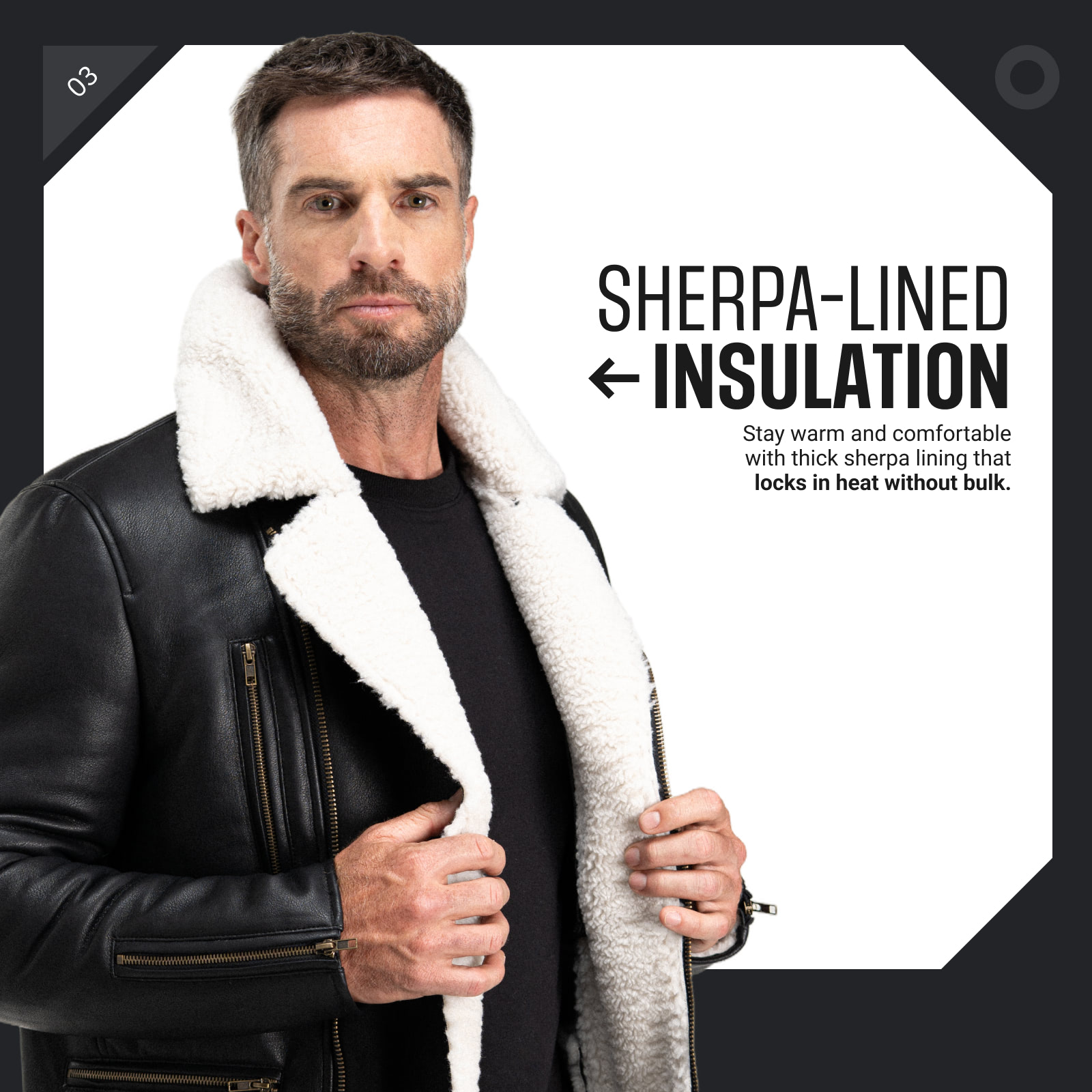 AVIATOR JACKET IN AGEDレザーシアリング bs-aviator-jacket-frame-03.jpg