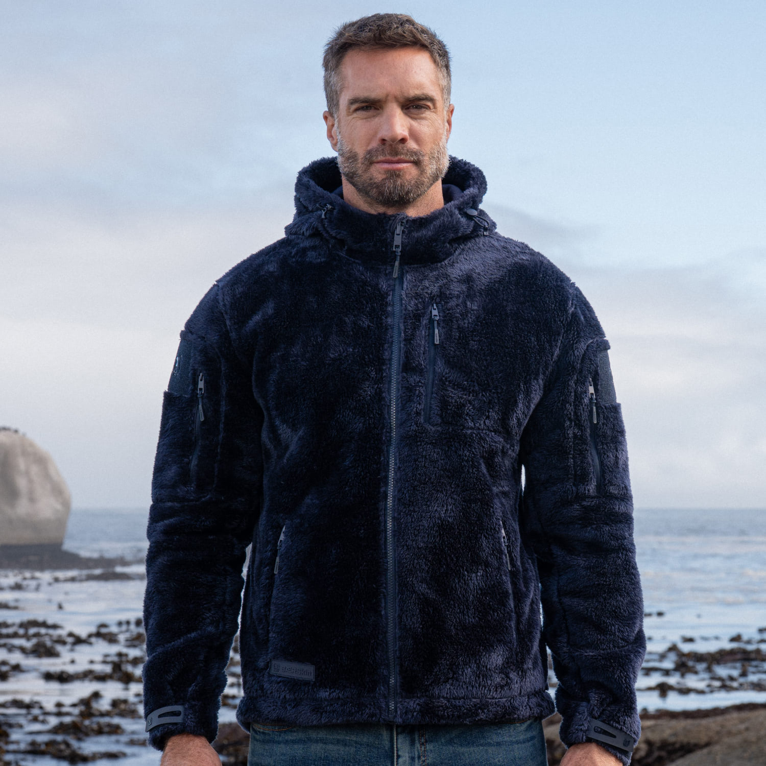 BAERSKIN SHAGGY HOODIE